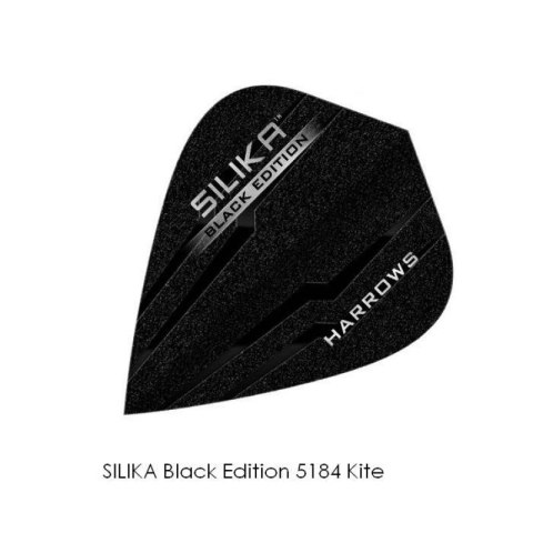 Piórka Harrows SILIKA Black Edition