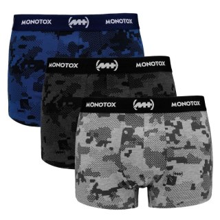 Bokserki Monotox Basics Boxer Brief 3-pak M MX21065