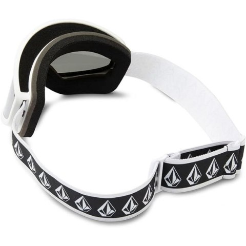 Gogle snowboardowe Volcom FOOTPRINTS WHITE RERUN/SILVER CHROME lustra srebne (VG0622316) Gogle snowboardowe Volcom FOOTPRINTS WHITE RERUN/SILVER CHROME lustra srebne (VG0622316)