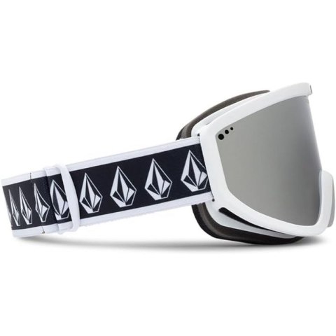 Gogle snowboardowe Volcom FOOTPRINTS WHITE RERUN/SILVER CHROME lustra srebne (VG0622316) Gogle snowboardowe Volcom FOOTPRINTS WHITE RERUN/SILVER CHROME lustra srebne (VG0622316)