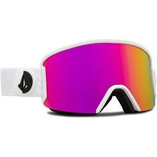 Gogle snowboardowe Volcom GARDEN MATTE WHITE/PINK CHROME (VG0122301)