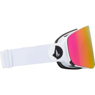 Gogle snowboardowe Volcom ODYSSEY MATTE WHITE/PINK CHROME (VG0422301)