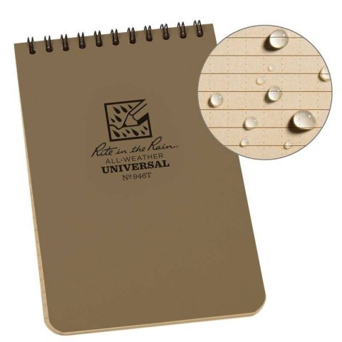 Notes wodoodporny Rite in the Rain - 4x6 - 946T Tan/12424
