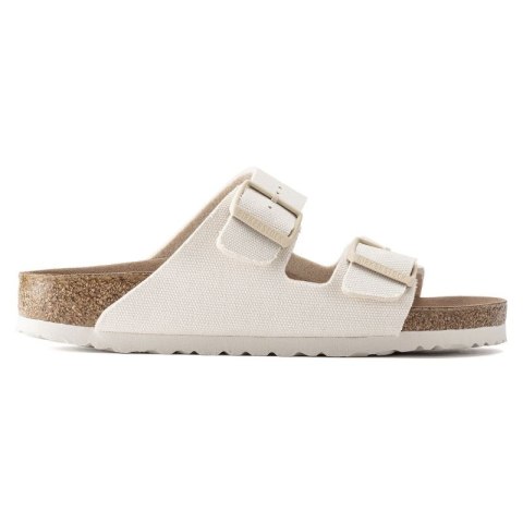 Klapki Birkenstock damskie Arizona Vegan Women Textile Narrow Eggshell na wąską stopę wegańskie (1022679)