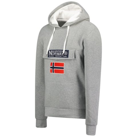 Bluza Geographical Norway Gadrien DB 054 M WW6114H/GN/Blended Grey / White