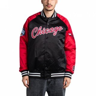 Kurtka Mitchell & Ness NBA Lightweight Satin Jacket Vintage Logo Bulls Dennis Rodman M JK8062-CBUBLCK