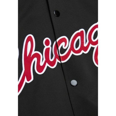 Kurtka Mitchell & Ness NBA Lightweight Satin Jacket Vintage Logo Bulls Dennis Rodman M JK8062-CBUBLCK Kurtka Mitchell & Ness NBA Lightweight Satin Jacket Vintage Logo Bulls Dennis Rodman M JK8062-CBUBLCK