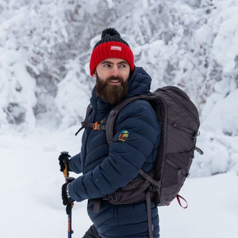 Czapka Alpinus Matind Hat Red szaro-czerwona A8-R Czapka Alpinus Matind Hat Red szaro-czerwona A8-R