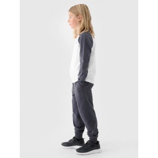 Spodnie dresowe 4F Jr 4FJWMM00TTROM0811-25S