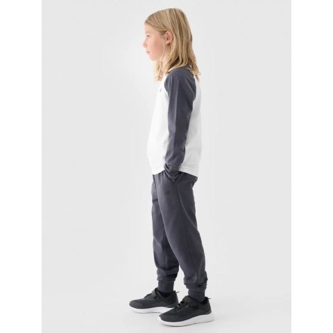 Spodnie dresowe 4F Jr 4FJWMM00TTROM0811-25S
