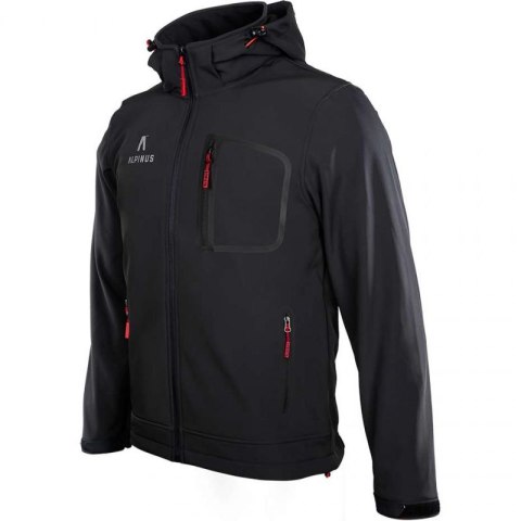 Kurtka Softshell Alpinus Stenshuvud czarna BR43371