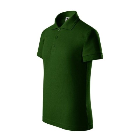 Koszulka polo dziecięca Pique Polo (zieleń butelkowa)