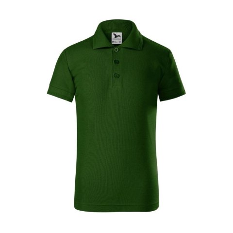 Koszulka polo dziecięca Pique Polo (zieleń butelkowa)
