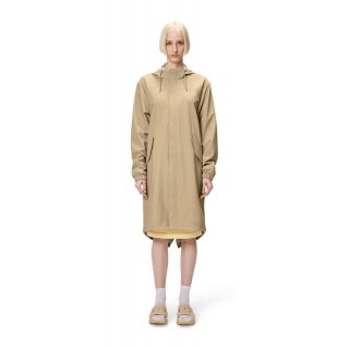 Kurtka, płaszcz przeciwdeszczowy Rains unisex Fishtail Parka W3 18140 24 SAND