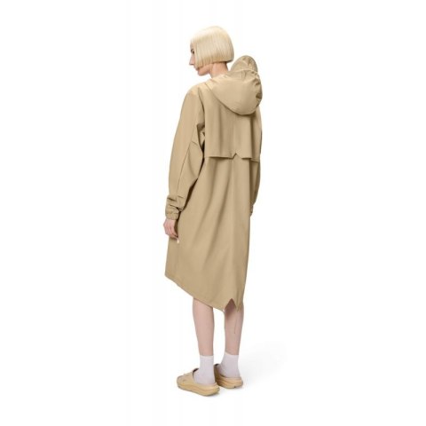 Kurtka, płaszcz przeciwdeszczowy Rains unisex Fishtail Parka W3 18140 24 SAND