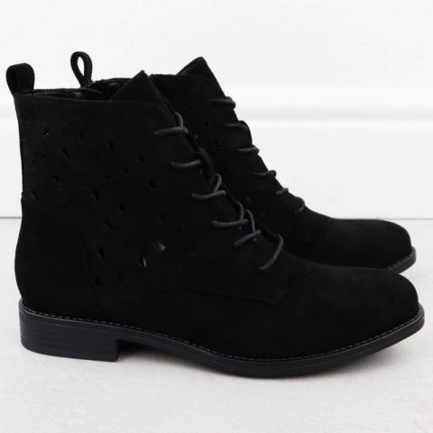Botki zamszowe S.Barski W HY51-136 OLI284A
