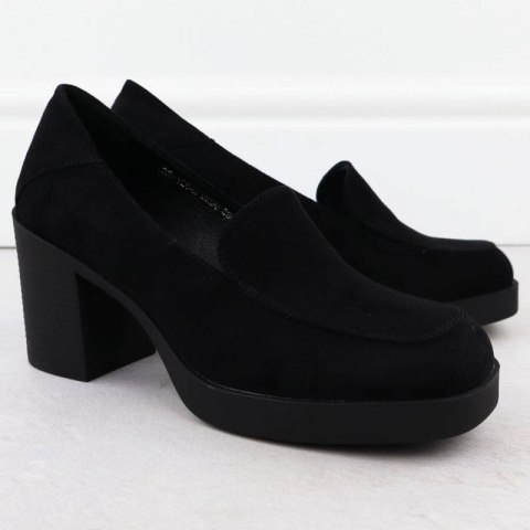 Półbuty mokasyny na obcasie Potocki W SZ12547 WOL288A