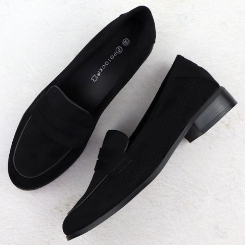 Półbuty zamszowe lordsy Potocki W SZ12585 WOL291A