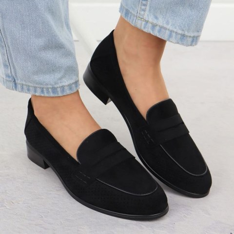 Półbuty zamszowe lordsy Potocki W SZ12585 WOL291A