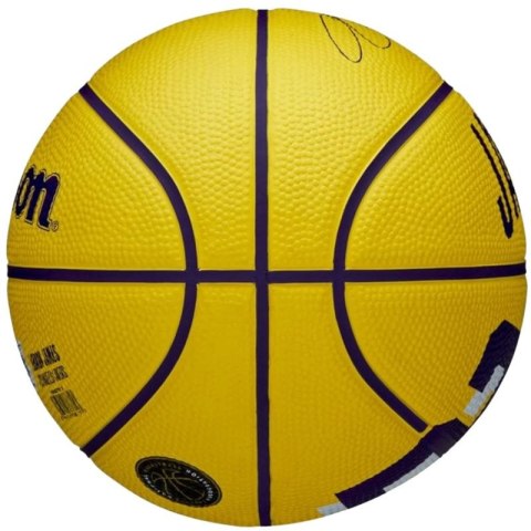 Piłka do koszykówki Wilson NBA Player Icon LeBron James Mini Ball WZ4027701XB Piłka do koszykówki Wilson NBA Player Icon LeBron James Mini Ball WZ4027701XB