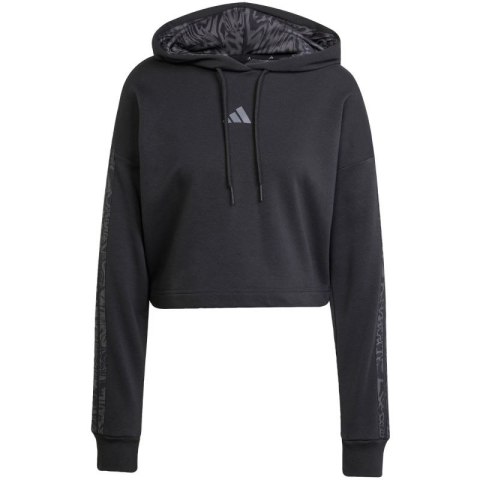 Bluza adidas Essentials 3 Stripes Print French Terry Hoodie W JC6244 Bluza adidas Essentials 3 Stripes Print French Terry Hoodie W JC6244