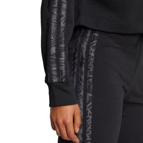 Bluza adidas Essentials 3 Stripes Print French Terry Hoodie W JC6244 Bluza adidas Essentials 3 Stripes Print French Terry Hoodie W JC6244