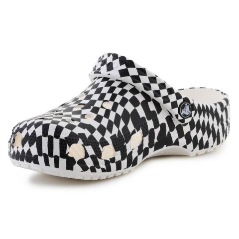 Klapki Crocs Classic warped checker clog 211007-103