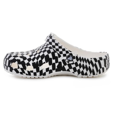Klapki Crocs Classic warped checker clog 211007-103