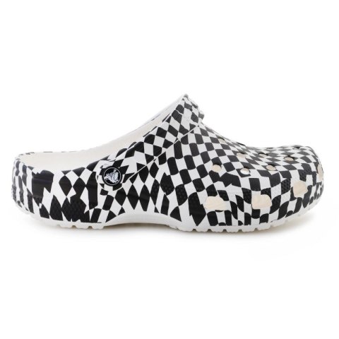 Klapki Crocs Classic warped checker clog 211007-103