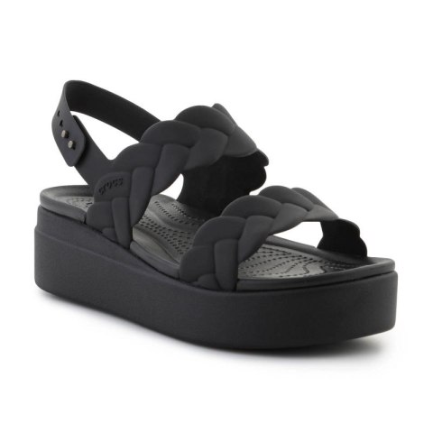 Sandały Crocs Brooklyn Woven Low Wedge W 209977-060