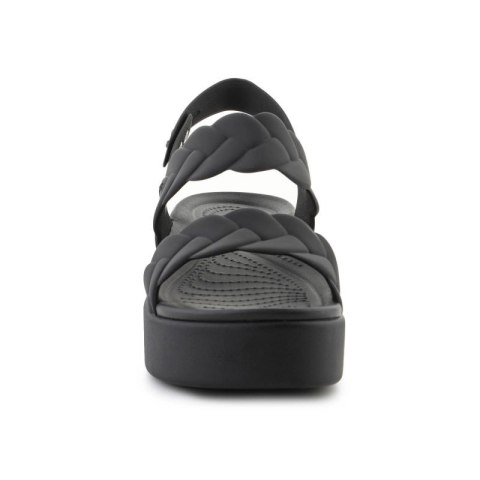 Sandały Crocs Brooklyn Woven Low Wedge W 209977-060