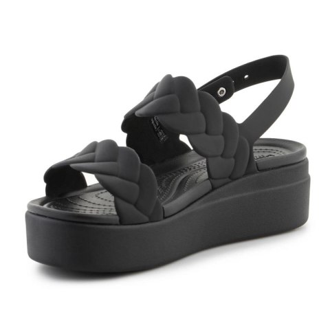 Sandały Crocs Brooklyn Woven Low Wedge W 209977-060
