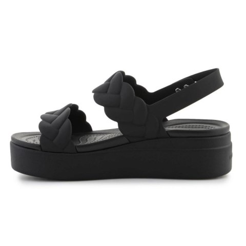 Sandały Crocs Brooklyn Woven Low Wedge W 209977-060