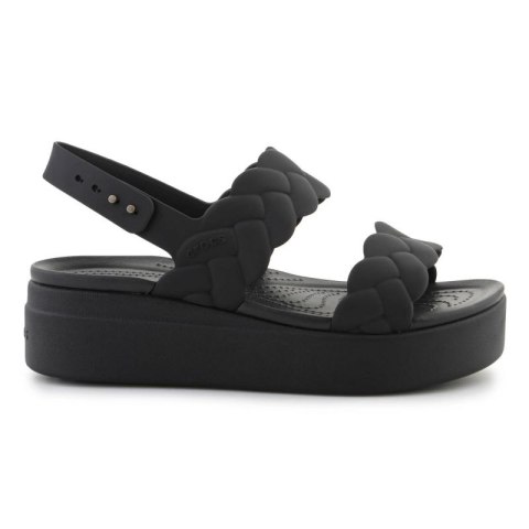 Sandały Crocs Brooklyn Woven Low Wedge W 209977-060