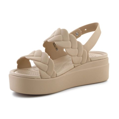Sandały Crocs Brooklyn Woven Low Wedge W 209977-212