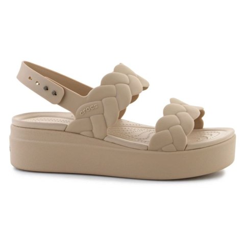 Sandały Crocs Brooklyn Woven Low Wedge W 209977-212