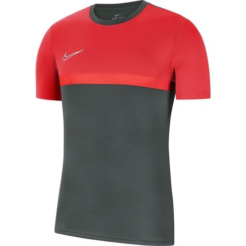 Koszulka dla dzieci Nike Dry Academy PRO TOP SS czerwono-szara BV6947 064 Koszulka dla dzieci Nike Dry Academy PRO TOP SS czerwono-szara BV6947 064