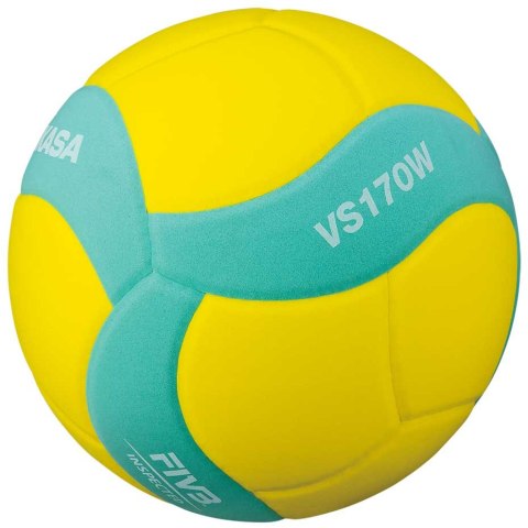 Piłka siatkowa Mikasa żółto-zielona VS170W Piłka siatkowa Mikasa żółto-zielona VS170W