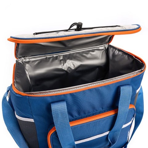 Torba termiczna Meteor Frosty niebiesko-szara 74596 Torba termiczna Meteor Frosty niebiesko-szara 74596