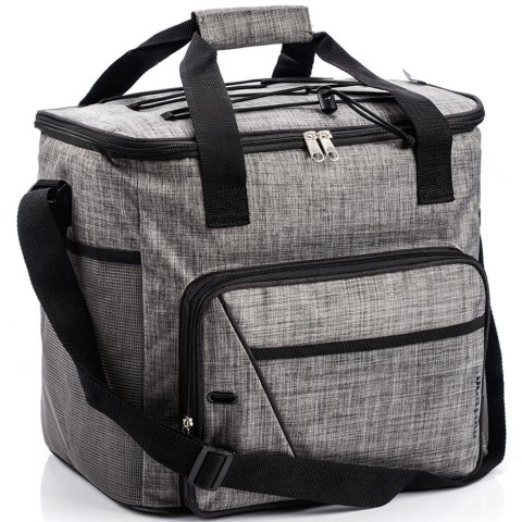 Torba termiczna Meteor Frosty szaro-czarna 74597 Torba termiczna Meteor Frosty szaro-czarna 74597