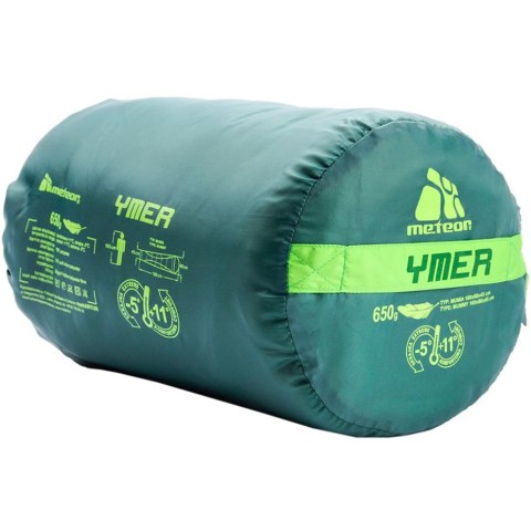 Śpiwór Meteor Ymer zielony 81139