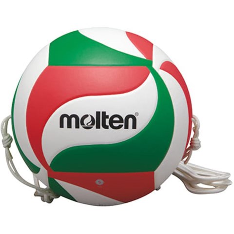 Piłka siatkowa Molten z gumką biało-czerwono-zielona V5M9000 T Piłka siatkowa Molten z gumką biało-czerwono-zielona V5M9000 T