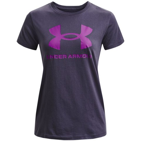 Koszulka damska Under Armour Live Sportstyle Graphic SSC fioletowa 1356305 558 Koszulka damska Under Armour Live Sportstyle Graphic SSC fioletowa 1356305 558