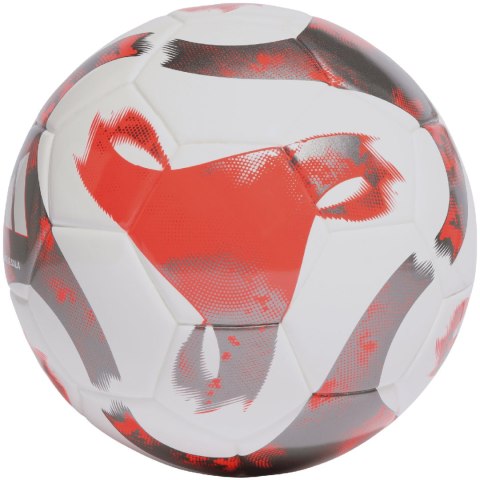 Piłka nożna adidas Tiro League Sala biało-pomarańczowa HT2425