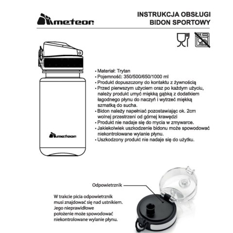 Bidon Meteor 500 ml granatowy 74588 Bidon Meteor 500 ml granatowy 74588