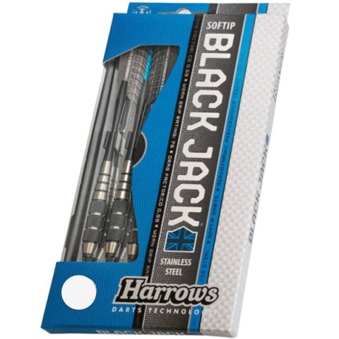Harrows rzutki Softip Black Jack 18 g Harrows rzutki Softip Black Jack 18 g