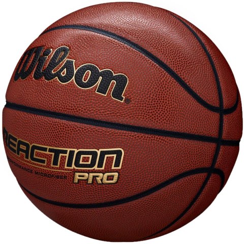 Piłka koszykowa Wilson Reaction Pro 295 brązowa WTB10137XB07 Piłka koszykowa Wilson Reaction Pro 295 brązowa WTB10137XB07