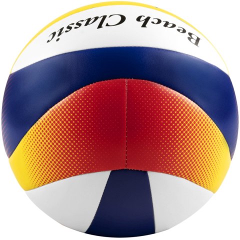 Piłka siatkowa plażowa Mikasa Beach Classic biało-żółto-niebieska BV552C-WYBR Piłka siatkowa plażowa Mikasa Beach Classic biało-żółto-niebieska BV552C-WYBR