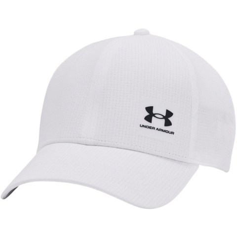 Czapka z daszkiem męska Under Armour Iso-Chill Armourvent Adj OSFM biała 1383440 100 Czapka z daszkiem męska Under Armour Iso-Chill Armourvent Adj OSFM biała 1383440 100