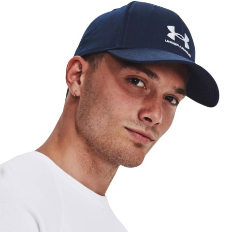 Czapka z daszkiem męska Under Armour Branded Lockup Adj OSFM granatowa 1381645 410 Czapka z daszkiem męska Under Armour Branded Lockup Adj OSFM granatowa 1381645 410
